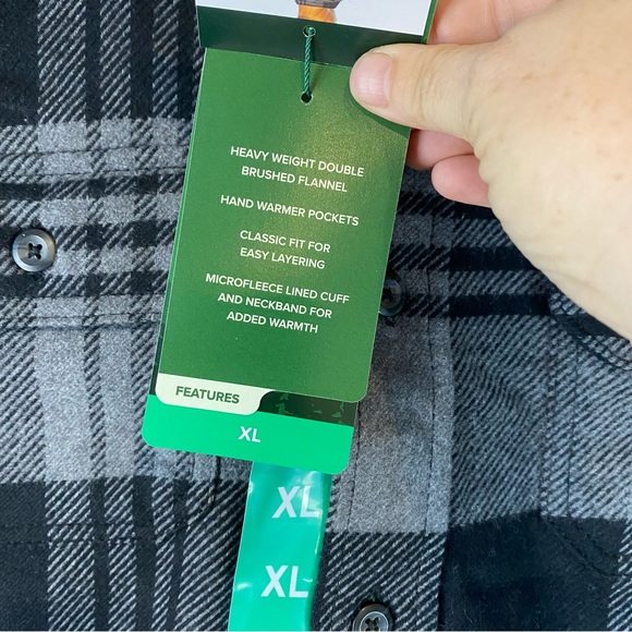 ORVIS Men’s Size XL Shirt Flannel Plaid Button Down Heavyweight NEW Pockets NWT - Picture 14 of 16